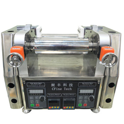 Custom Small 2-Inch Two Roll Mill Machine in Desktop Type