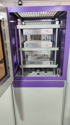 400×400mm Alloy Flat Vulcanizing Machine Touch Screen Control For Rubber Products