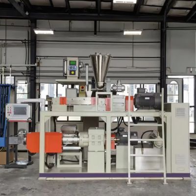 75kw Two Rotor Farrel Continuous Mixer For Mixing And Kneading Polymer Materials