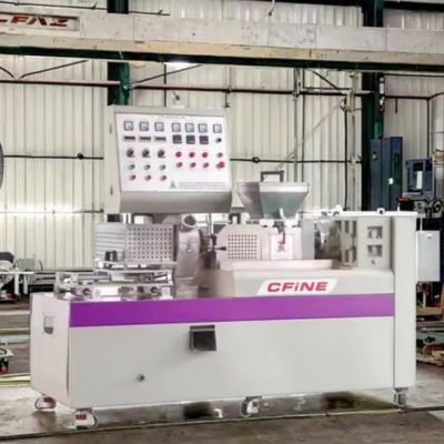 11kw Industrial Granulator Machine Double Wrist Feeding 60mm Screw For Metal