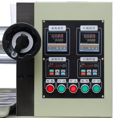 6 Inch Lab Dual Inverter Open Mixing Mill Machine For Rubber Industry