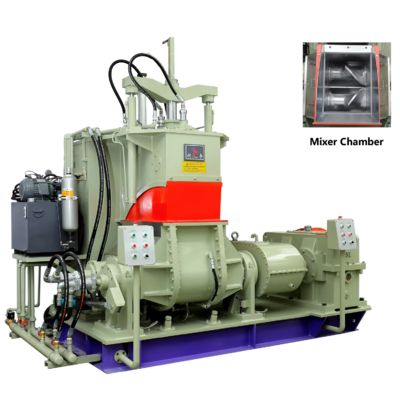 Pressure Pattern Banbury Rubber Mixer Machine 150L 220KW Water Cooling