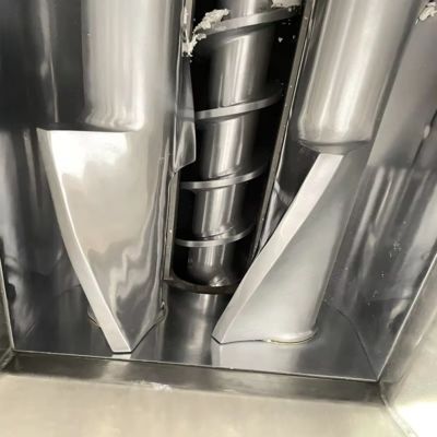 5.5Kw 45mm Screw Double Cone Granulator For Metal Powder Agglomerate Materials
