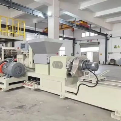 Single Screw Double Cone Extrusion Granulator Machine For Rubber And Plastic