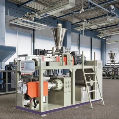 75kw Two Rotor Farrel Continuous Mixer For Mixing And Kneading Polymer Materials