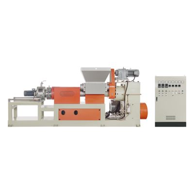 Single Screw Industrial Extrusion Granulator 250-400Kg/H Plastic Granulation Unit